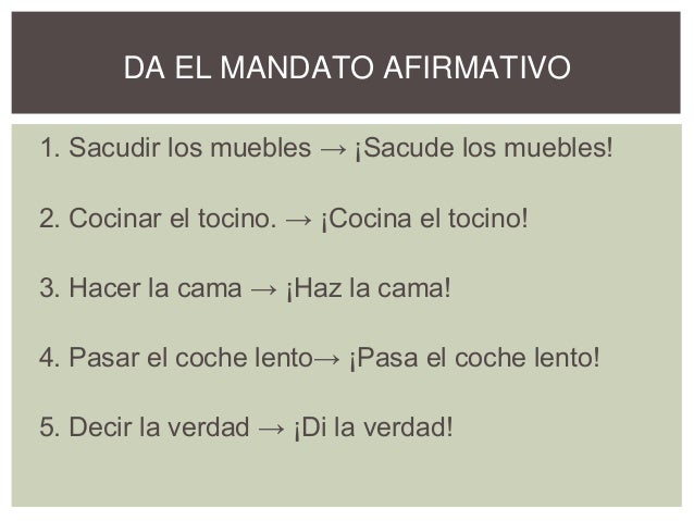 tu commands