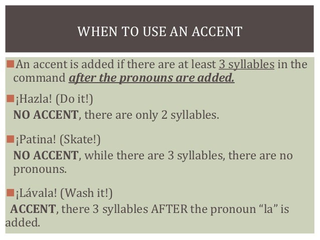 tu commands