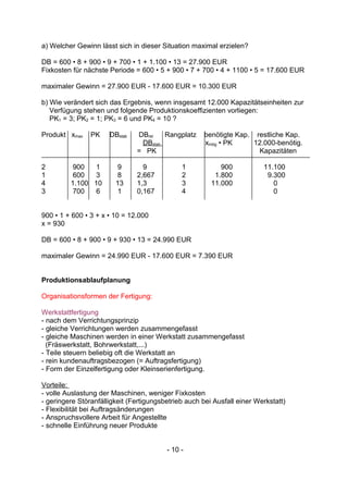 Bwl2 Ss2009 Mb VorläUfig