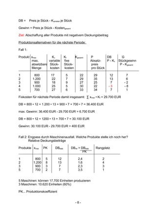 Bwl2 Ss2009 Mb VorläUfig