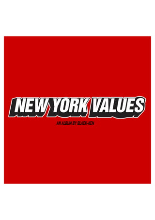 Black-Ken "New York Values" Album Cover