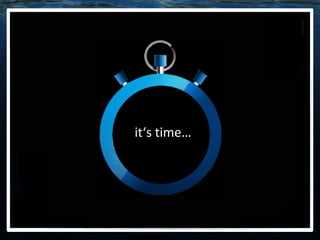 it‘s time… 