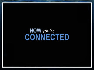 NOW CONNECTED you‘re 