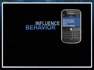 HELP THE CAUSE! CLICK TO DONATE NOW! http:/bit.ly/44430 INFLUENCE 