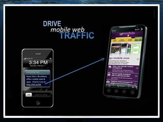 News Alert: BlueWave offers mobile web & apps.  Check it out at  http://bit.ly/f56 Incoming Text DRIVE mobile web 