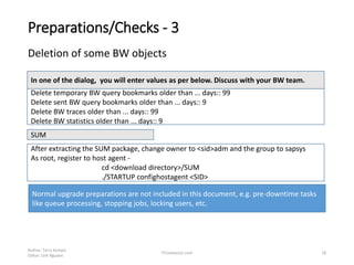 BW Migration to HANA Part 2 - SUM DMO Tool for SAP Upgrade & Migration ...