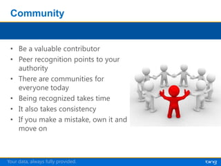Community




Your data, always fully provided.
 