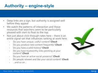 Authority – engine-style




      •
      •
      •
      •


      •
      •
      •



Your data, always fully provided.
 