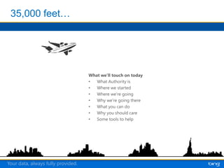 Your data, always fully provided.
 