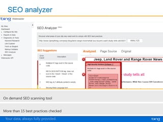 Your data, always fully provided.
 