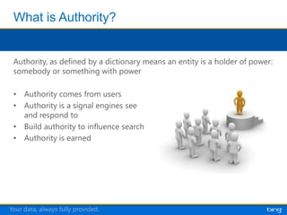 Your data, always fully provided.
 