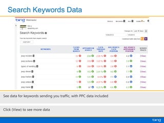 Bing Webmaster Tools Overview