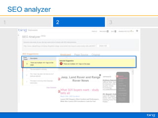 Bing Webmaster Tools Overview