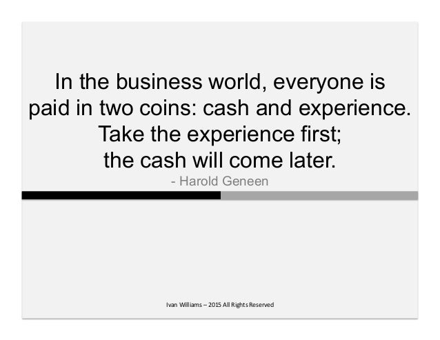 BUSINESS WORLD QUOTES