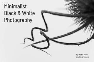 Minimalist
Black & White
Photography
By Martin Vorel
martinvorel.com
 