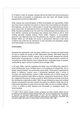 The role of NGOs and civil society in development and poverty reduction ...