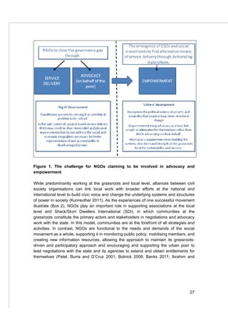 The role of NGOs and civil society in development and poverty reduction ...