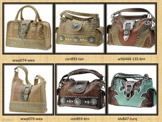 wwp074-wea      con893-tan     w9d444-135-brn




3/7/2013      wwp070-wea     con893-brn   idv847-turq      2
 