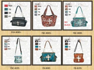 NO
                               BLACK


       FGH-8085-   FBC-8005-           FBC-8085




                     FB-8085

3/7/2013                                          20
      FBC-8295     FB-8085             FB-8295
 