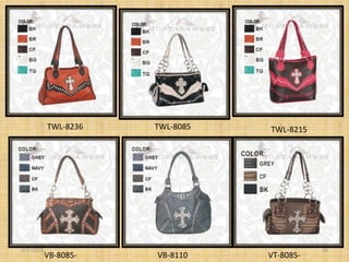 TWL-8236   TWL-8085   TWL-8215




3/7/2013                                    26
           VB-8085-   VB-8110    VT-8085-
 