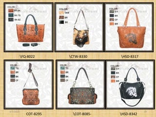 FQ-8022      CTW-8330     HSD-8317




3/7/2013                                           29
              COT-8295    COT-8085-   HSD-8342
 