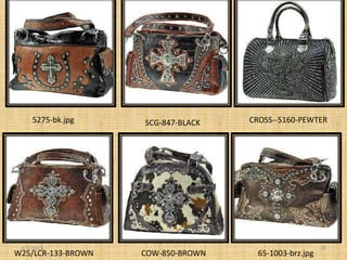 5275-bk.jpg    SCG-847-BLACK   CROSS--5160-PEWTER




 3/7/2013                                               33
W25/LCR-133-BROWN   COW-850-BROWN     65-1003-brz.jpg
 