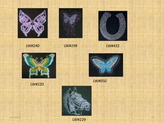 LW#240    LW#298           LW#432




                                 LW#050
            LW#220




3/7/2013                                       72
                        LW#229
 