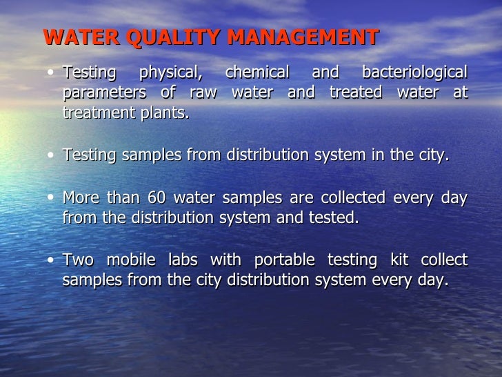 BWSSB presentation Water Supply Realities Bnagalore
