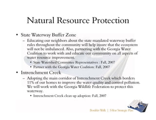 Neighborhood Planning Strategic Plan Example