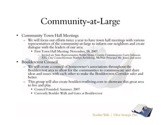 Neighborhood Planning Strategic Plan Example
