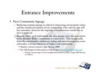 Neighborhood Planning Strategic Plan Example
