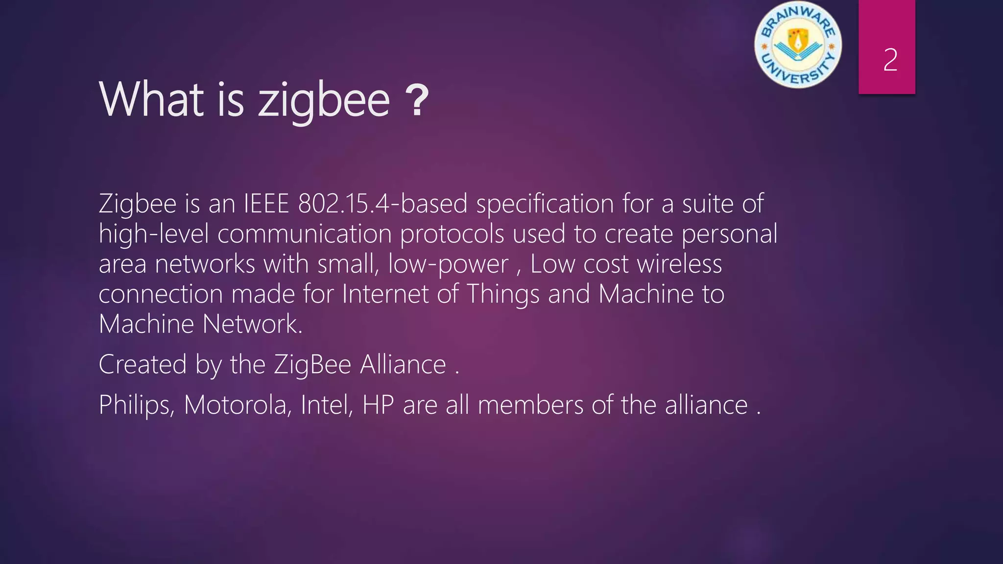 zigbee communication | PPTX