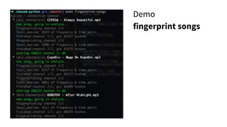 Demo
fingerprint songs
 