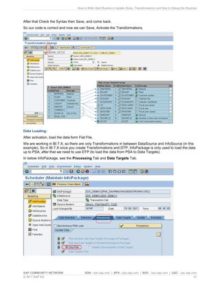 Bw writing routines in update rules | PDF