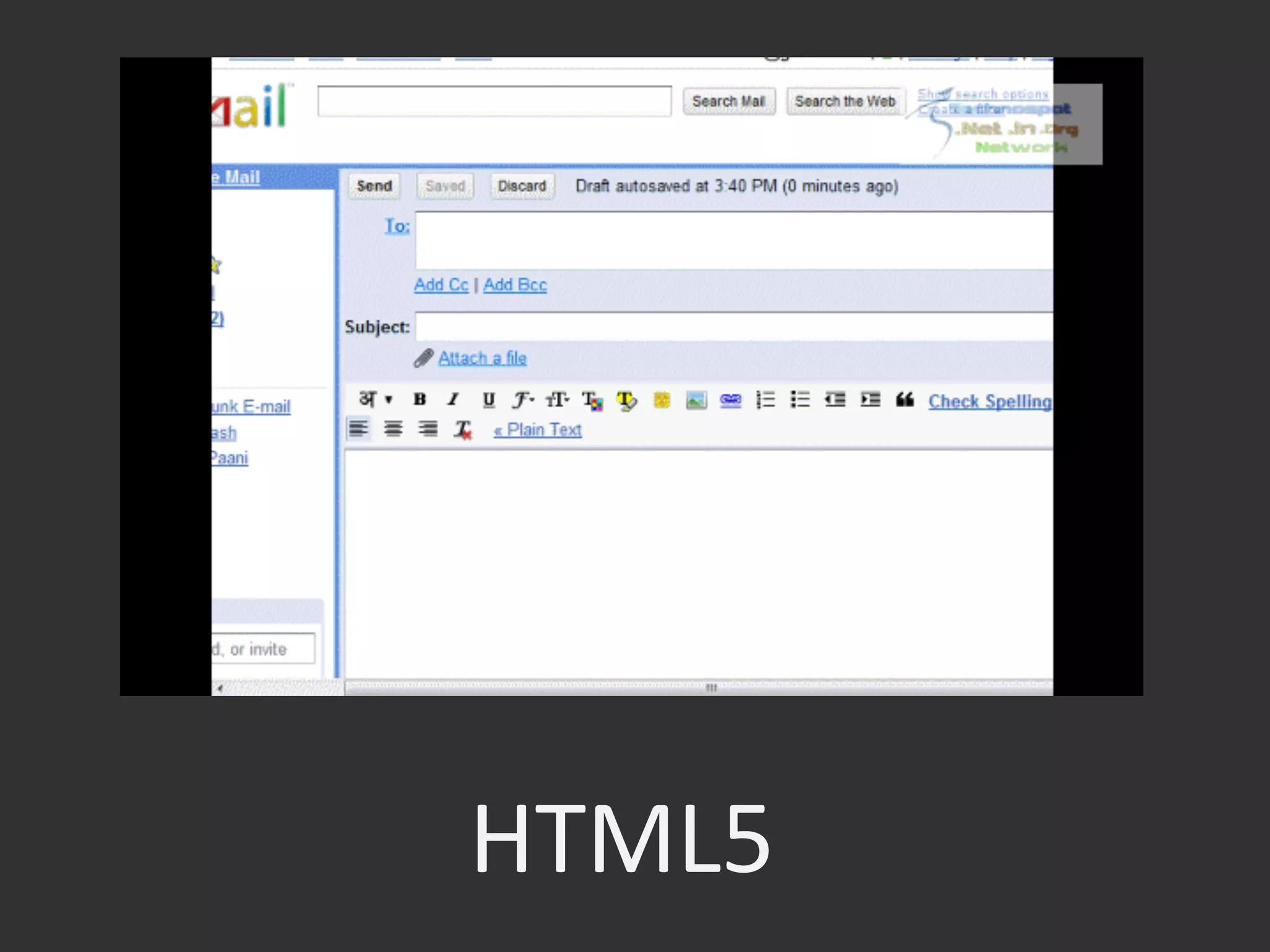 HTML5	
  
 