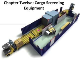 Chapter Twelve: Cargo Screening
Equipment
 