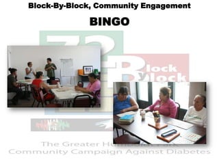 Block-By-Block: The Greater Humboldt Park Community Diabetes Empowerment CenterThe Center is the place to go for… Health InformationCooking ClassesNutrition EducationSupport GroupPhysical Activity ands lots more!