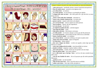 169 expressões idiomáticas da Língua Portuguesa para você conhecer!
