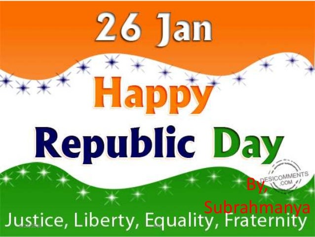 presentation on republic day of india