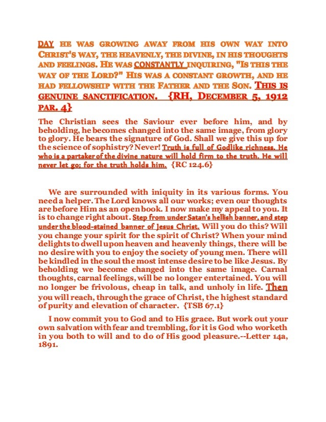 By Beholding We Become Changed By Beholding We Become Changed