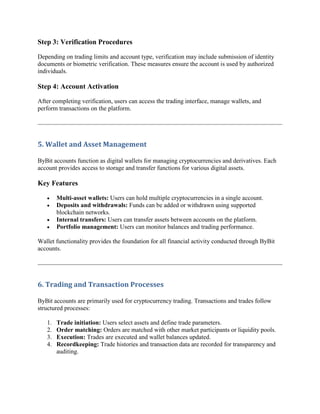 Bybit Statement.pdf Steps to Quickly Acquire Verified ByBit Accounts with Security | PDF