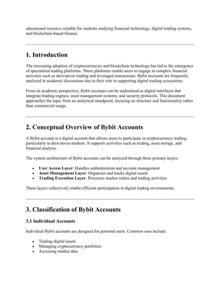 USA’s Top Verified ByBit Account Marketplaces for Buyers | PDF