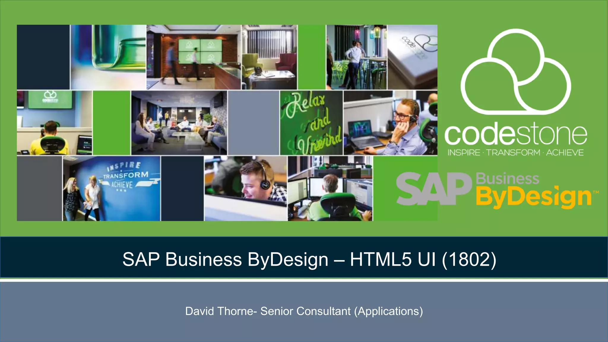 SAP Business ByDesign html 5 UI | PPT