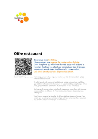 Offre restaurant
 