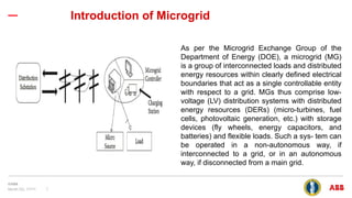 Smart Monitoring and Control of Microgrid’s Energy Delivery System | PPTX