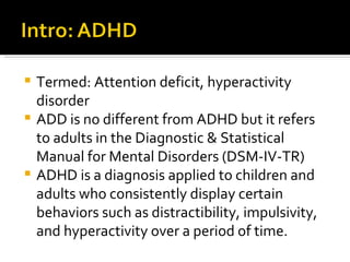 ADHD (best)] | PPT