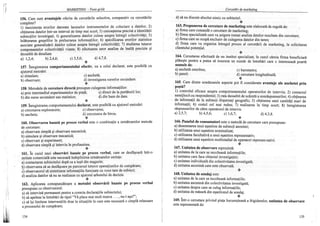 Marketing teste grila