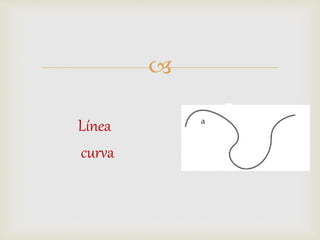 
Línea
curva
a
 