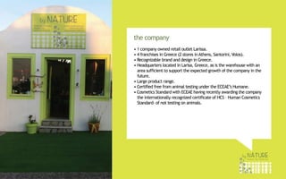 By Nature Franchise Concept - Global Presentation