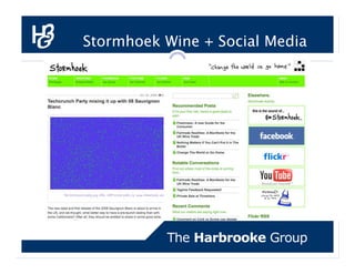 Stormhoek Wine + Social Media
 